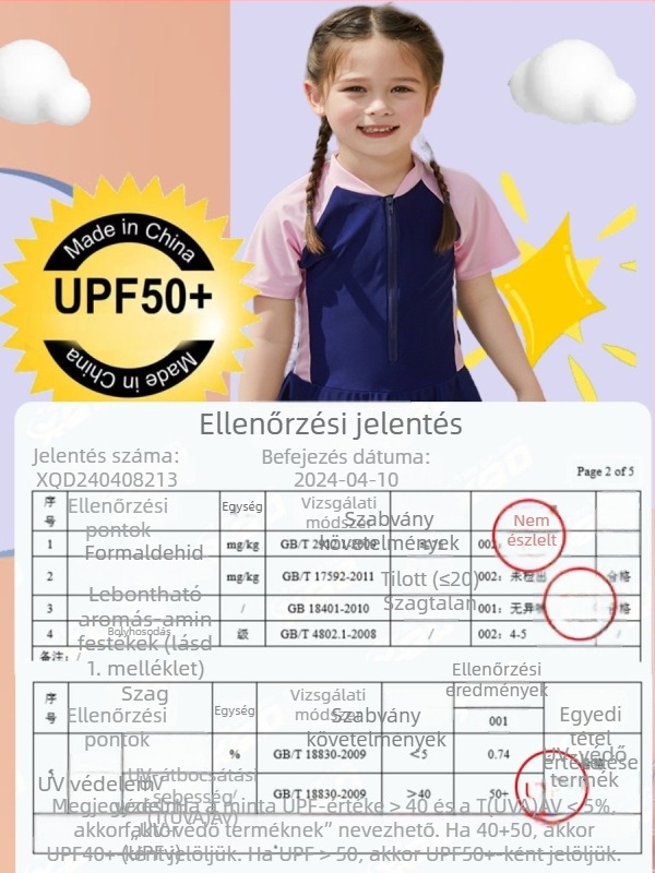 Gyerekeknek készült UV-védett egyrészes fürdőruha lányoknak, hercegnő ruhás dizájnnal, rajzfilm hercegnő