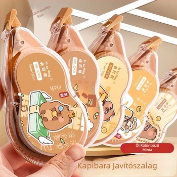 Kapibara nagy kapacitású javítószalag, karikatúra-gradienttel, diákoknak, csendes az általános iskolában