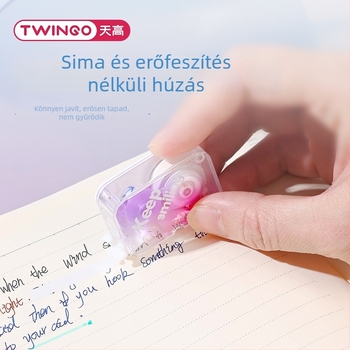 Tiangao B1203 Mini Fordítható Javító Szalag, Gradientszínű, Kompakt Átlátszó – Diákoknak
