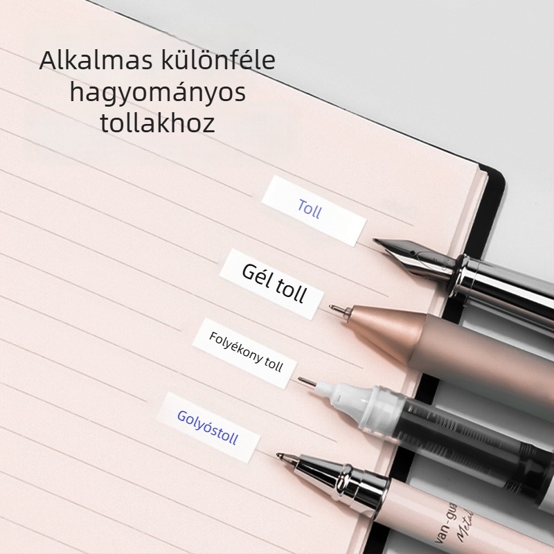 Deli nagykapacitású korrektor-szalag macaron színátmenetes, csendes, diákoknak