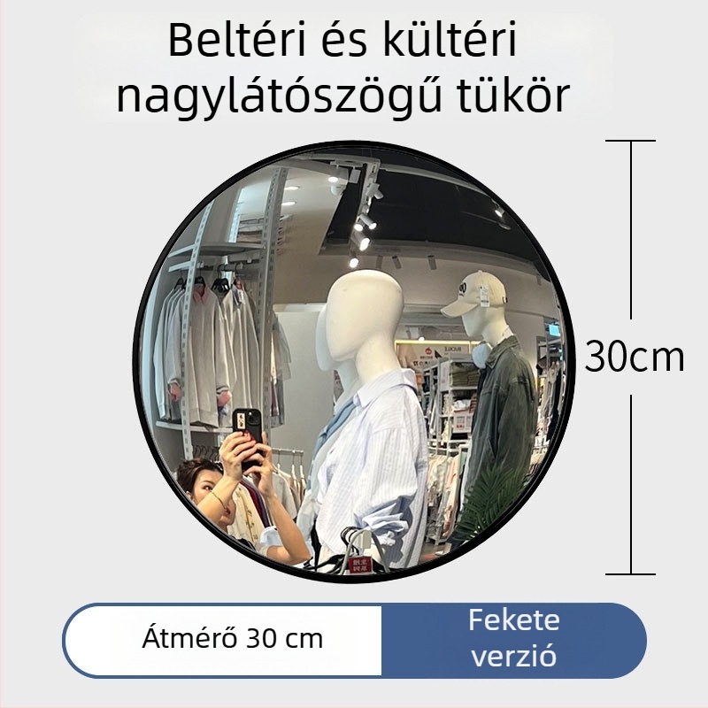 Utazáshoz hordozható körkörös domború tükör, kézi fotó tükör