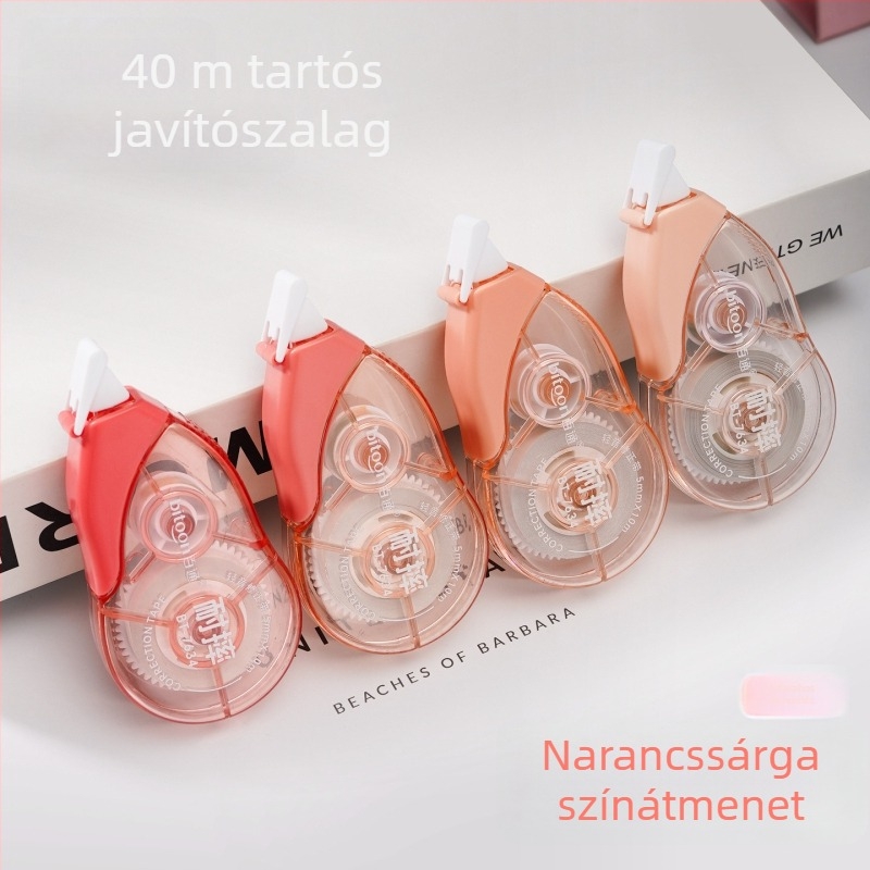 Bai Tong 7634 Gradiens korrigáló szalag, csendes és tartós, fedéllel ellátott, diákok számára a hibák kijavításához