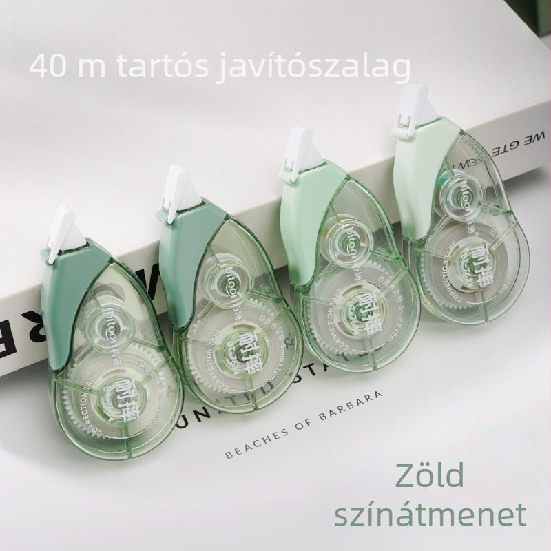 Bai Tong 7634 Gradiens korrigáló szalag, csendes és tartós, fedéllel ellátott, diákok számára a hibák kijavításához