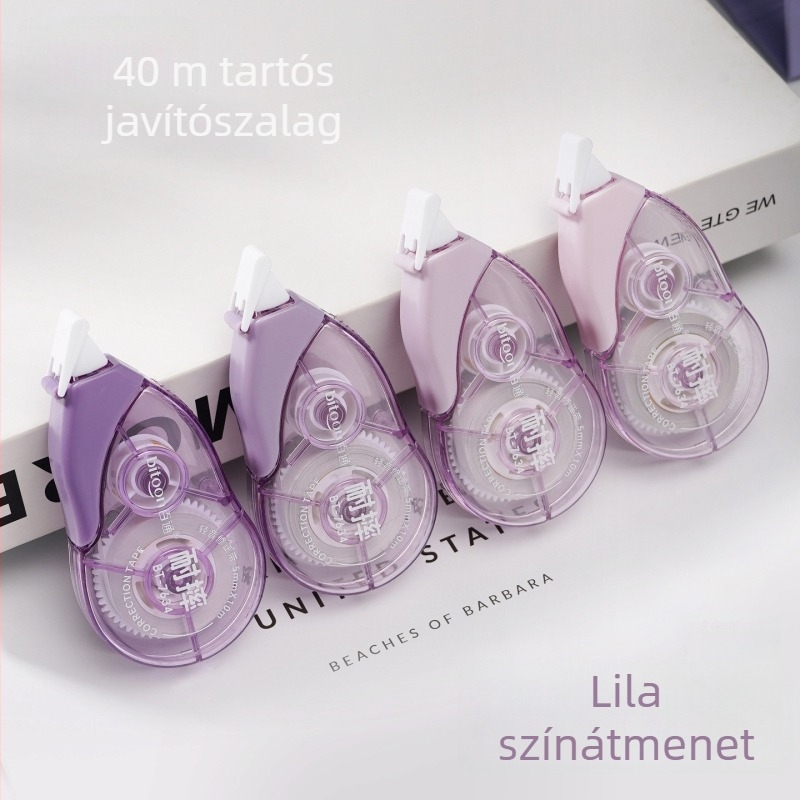 Bai Tong 7634 Gradiens korrigáló szalag, csendes és tartós, fedéllel ellátott, diákok számára a hibák kijavításához