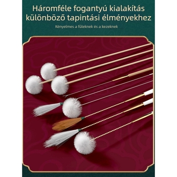 20 darabos professzionális fültisztító készlet bambusz fültisztító eszközökkel, fa dobozban, újratölthető kézi lámpával, grafit szürke színben