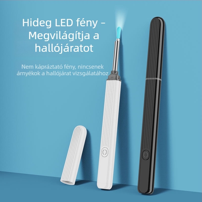 NE3Pro Vezeték nélküli intelligens fülkefe endoszkóppal és vizuális fülkanállal