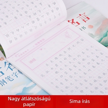 Rendszeres íráskészlet híres idézetekkel a kézírás gyakorlásához — sima írás, kevés tinta átszivárgás