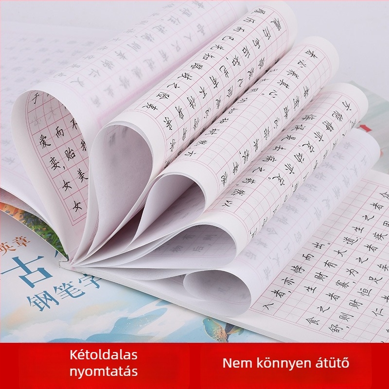 Rendszeres íráskészlet híres idézetekkel a kézírás gyakorlásához — sima írás, kevés tinta átszivárgás