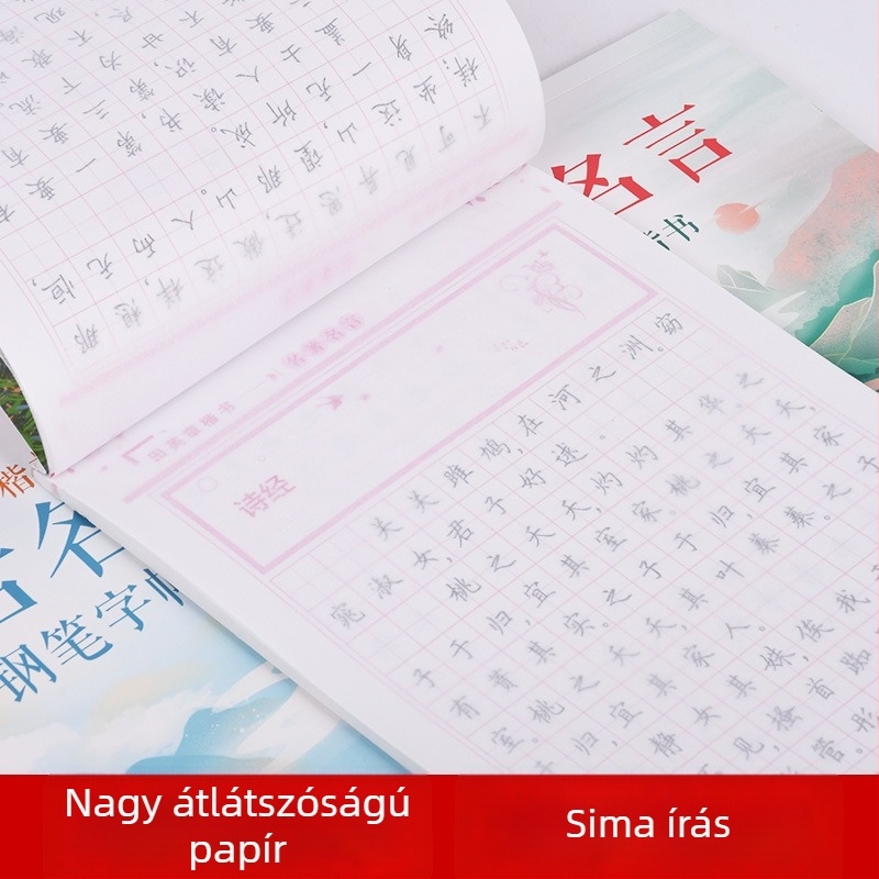 Rendszeres íráskészlet híres idézetekkel a kézírás gyakorlásához — sima írás, kevés tinta átszivárgás
