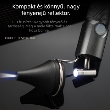 USB vezeték nélküli töltésű kézi fül tisztító lámpa erős fénnyel