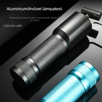 USB vezeték nélküli töltésű kézi fül tisztító lámpa erős fénnyel