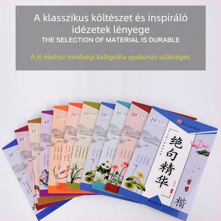 Tollíráshoz készült gyakorlófüzet: normál írás és félkurzív kezdőknek