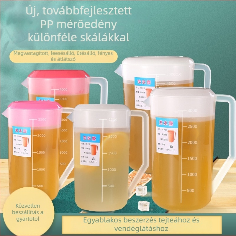 Műanyag hidegvíz teáskanna a tea elkészítéséhez, otthoni és kereskedelmi használatra, teaházaknak és éttermeknek, magas hőállóságú