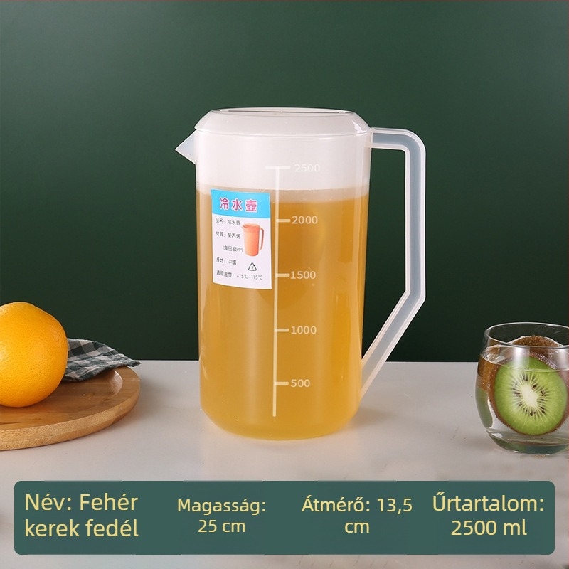 Műanyag hidegvíz teáskanna a tea elkészítéséhez, otthoni és kereskedelmi használatra, teaházaknak és éttermeknek, magas hőállóságú