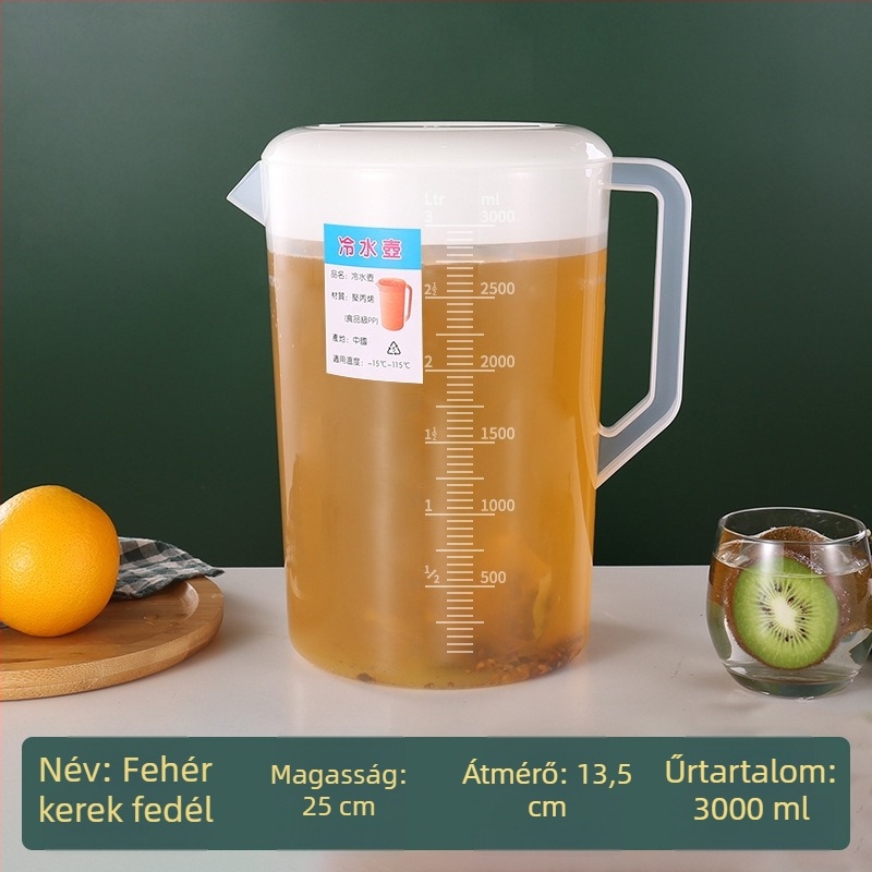 Műanyag hidegvíz teáskanna a tea elkészítéséhez, otthoni és kereskedelmi használatra, teaházaknak és éttermeknek, magas hőállóságú