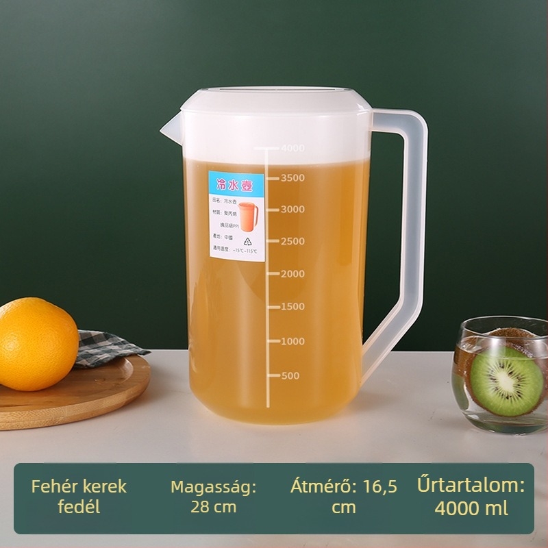 Műanyag hidegvíz teáskanna a tea elkészítéséhez, otthoni és kereskedelmi használatra, teaházaknak és éttermeknek, magas hőállóságú
