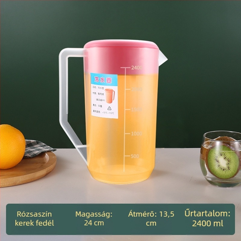 Műanyag hidegvíz teáskanna a tea elkészítéséhez, otthoni és kereskedelmi használatra, teaházaknak és éttermeknek, magas hőállóságú