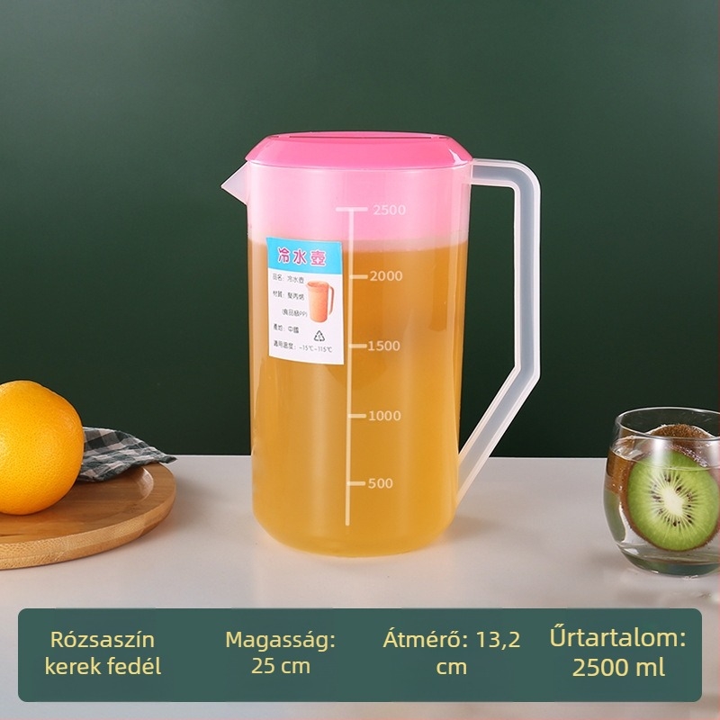 Műanyag hidegvíz teáskanna a tea elkészítéséhez, otthoni és kereskedelmi használatra, teaházaknak és éttermeknek, magas hőállóságú
