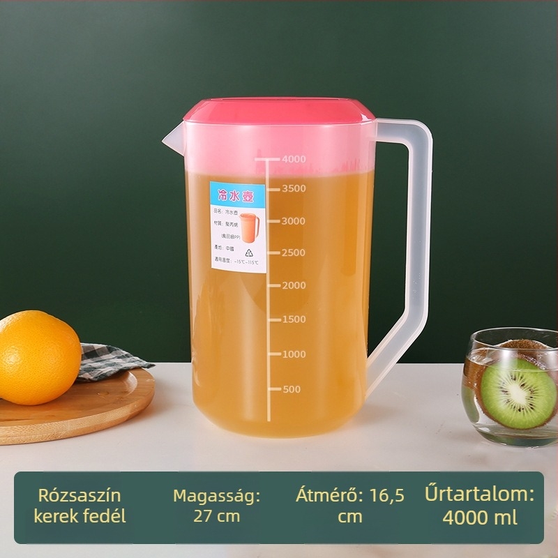 Műanyag hidegvíz teáskanna a tea elkészítéséhez, otthoni és kereskedelmi használatra, teaházaknak és éttermeknek, magas hőállóságú