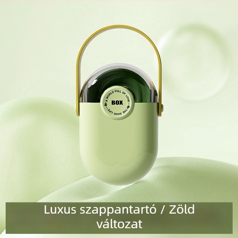 Prémium utazási szappantartó fedéllel, zárt, hordozható drenázsnyílásokkal – mini szappantároló doboz