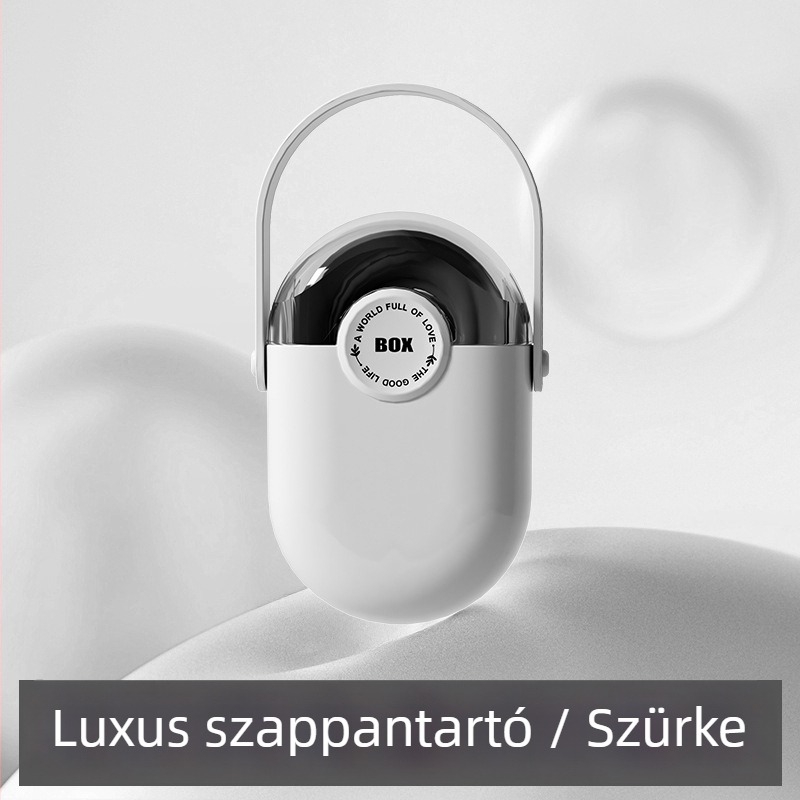 Prémium utazási szappantartó fedéllel, zárt, hordozható drenázsnyílásokkal – mini szappantároló doboz