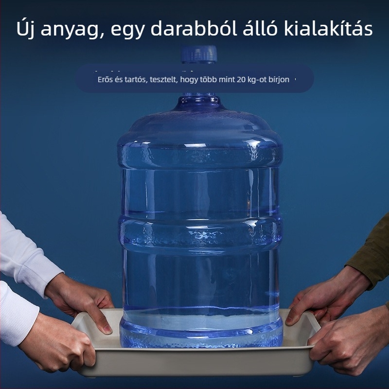 Műanyag téglalap alakú tál teáscsészékhez és teáskannához – mély tároló tál és gyümölcstál