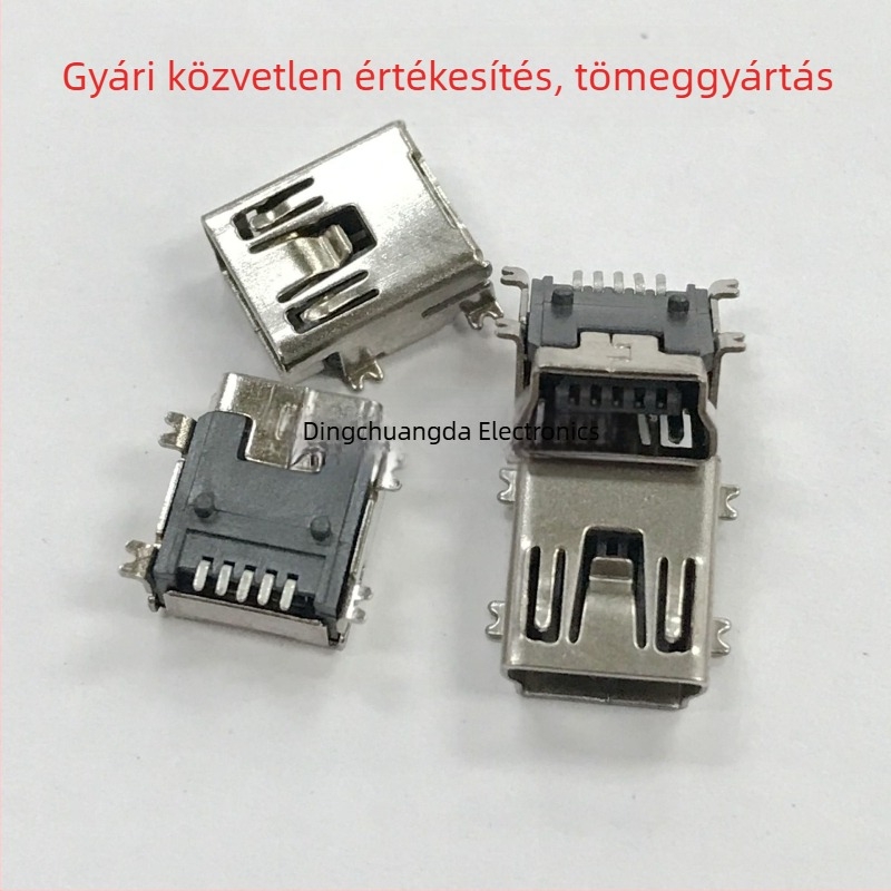 T-formájú végdugó, USB Mini 5P női csatlakozó, karaoke készülék MP3/MP4 ismétlő