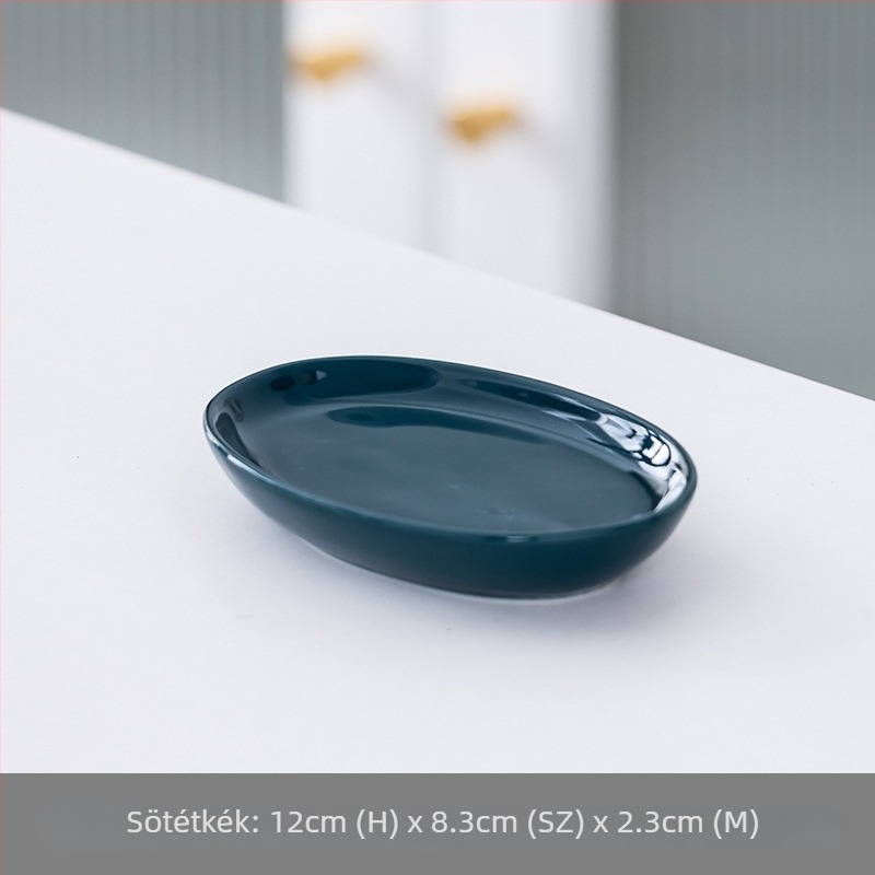 Kerámia szappantál, minimalist design, szállodai és otthoni fürdőszobába, aranyos friss stílus