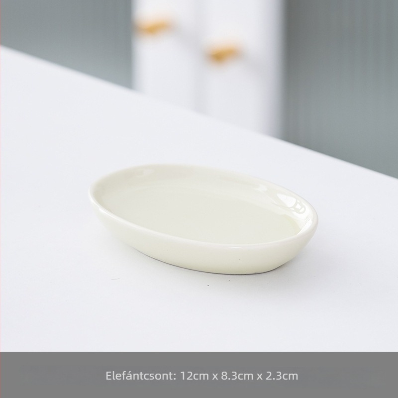 Kerámia szappantál, minimalist design, szállodai és otthoni fürdőszobába, aranyos friss stílus