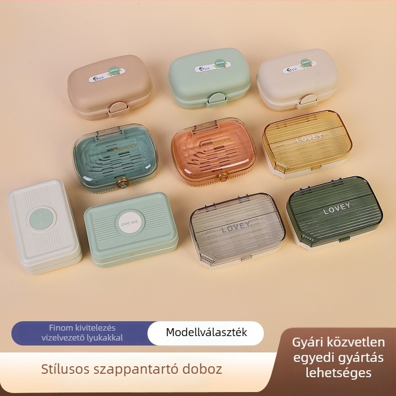 Fedeles szappantartó polc leeresztővel a fürdőszobába, nagy méret