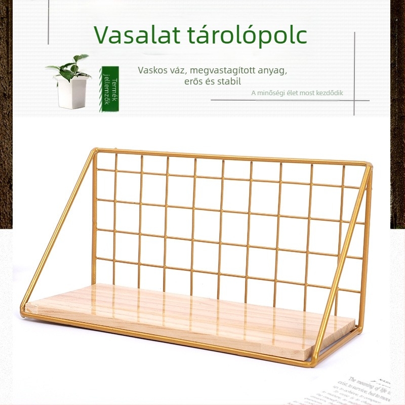 Fali fürdőszobai tárolópolc mosdóhoz