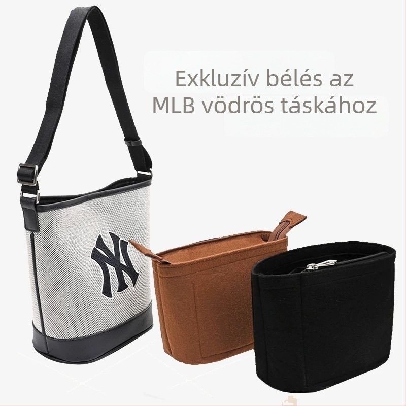 MLB tote táskához való belső bélés, középméretű szervező cipzáros belső, forma megtartó bélés