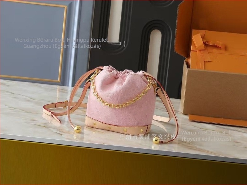 Rózsaszínű denim-kanvas honalj alatti női crossbody táska, klasszikus virágmintával, magas minőségű