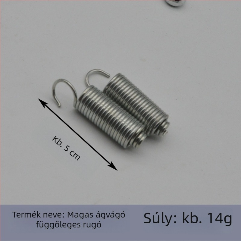 Vas rugók metszőollóhoz, V alakú rugók bal és jobb oldalhoz, rugóalkatrészek