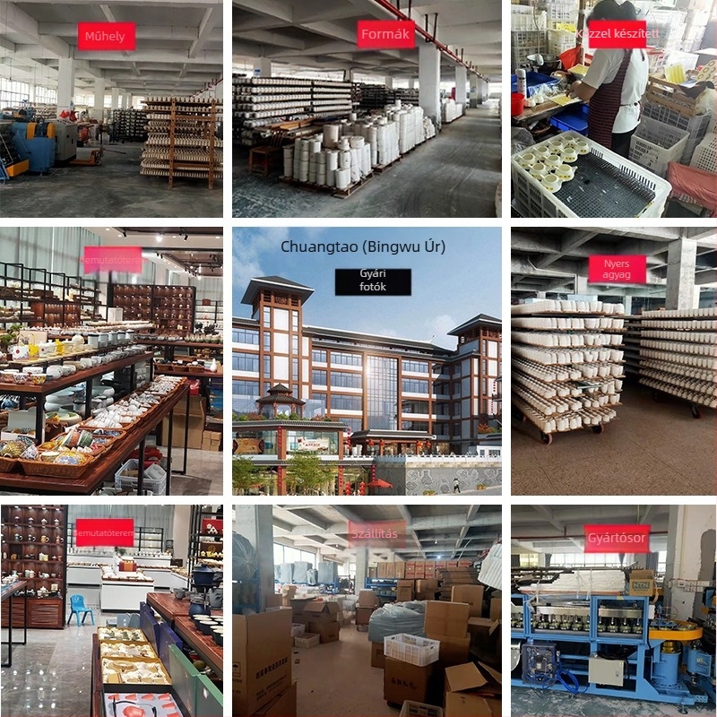 Egyedi, kiváló minőségű porcelán borkészlet Wenwu kerámia poharakkal és boradagolóval, nemzeti divat stílusában