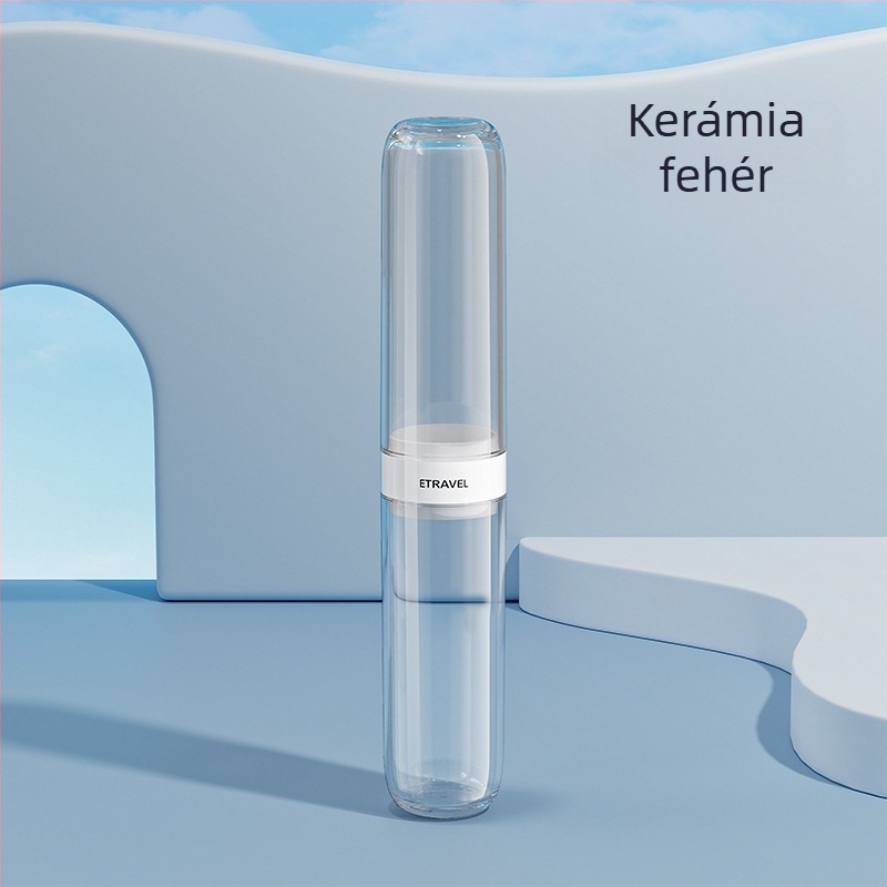 Hordozható elektromos fogkefetartó készlet szájvíz pohárral és öblítő pohárral