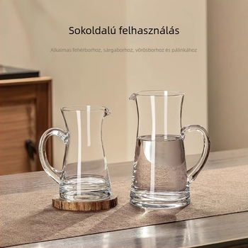 Nagy kapacitású likőr adagoló készlet üveg dekantőrrel, 1000 ml