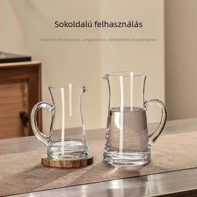 Nagy kapacitású likőr adagoló készlet üveg dekantőrrel, 1000 ml