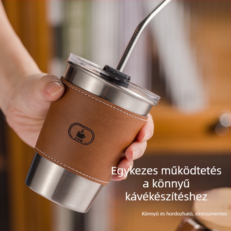 Kézzel készített kávés készlet ajándékdobozban: pour-over kancsó és kávéscsésze