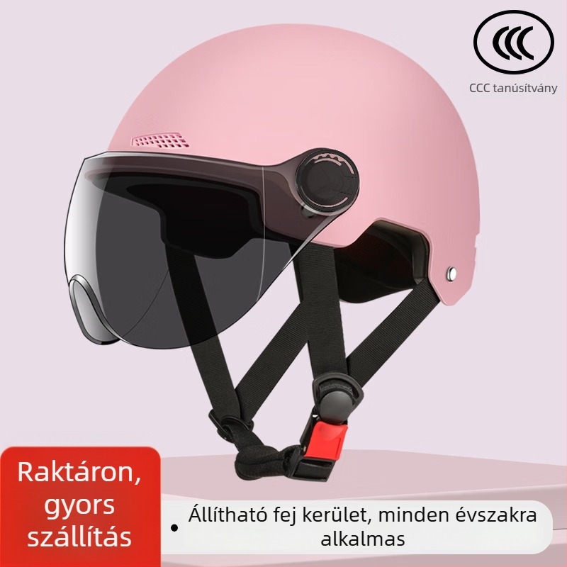 Sisak elektromos járművekhez, új nemzeti szabvány szerint, universalis férfiak és nők számára, napvédő lencsékkel, négy évszakos használatra