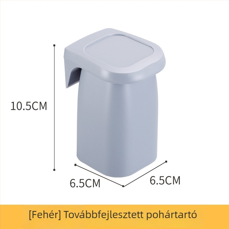 Aiyohui mágneses, fúrás nélküli fogkefetartó és fogkrémtartó