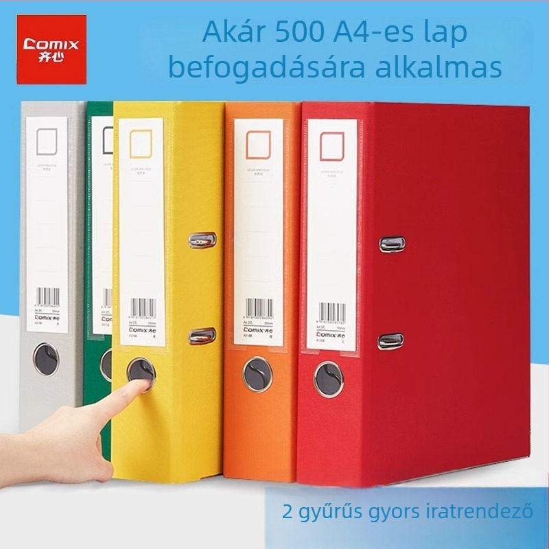 A4-es kétlyukas irattartó, vastagított