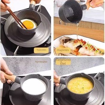 Maifan kő olajlábas a gáz égőhöz, mini mély, tapadásmentes