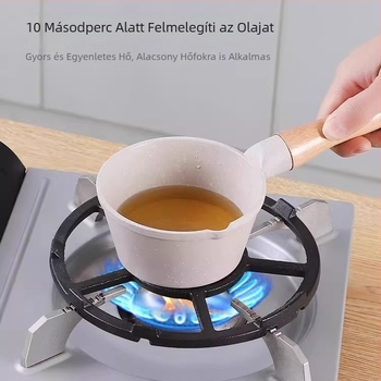 Maifan kő olajlábas a gáz égőhöz, mini mély, tapadásmentes