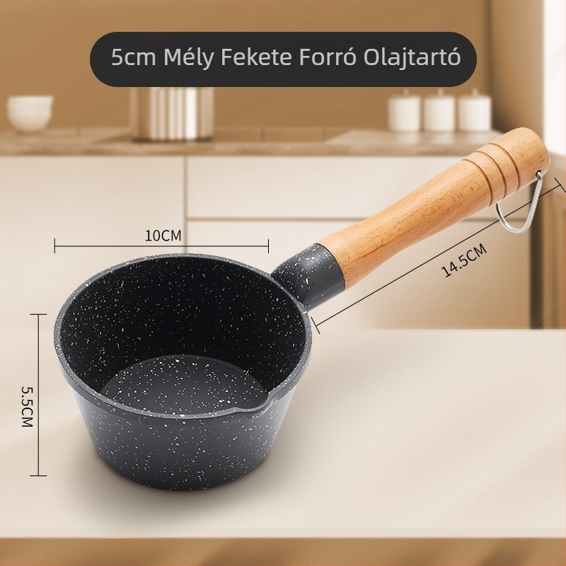 Maifan kő olajlábas a gáz égőhöz, mini mély, tapadásmentes