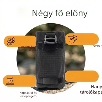 2026 Kültéri hátizsák kiegészítő vállpánttal, telefon- és vízpalack-zsebbel, bővíthető tároló táska túrázáshoz