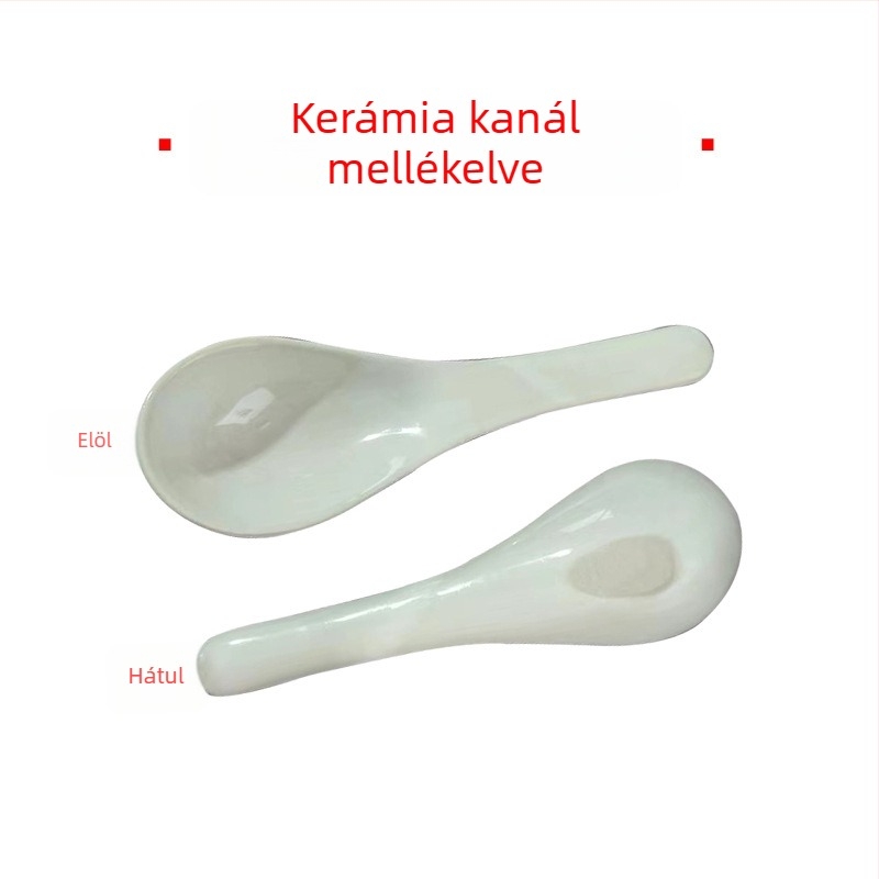 Durva agyagból készült kaserola rizstészta főzésére, magas hőmérséklet-ellenálló, régi stílusú, nyílt lángon használható, egyetlen alj, tapadásmentes, kapacitás < 1 L