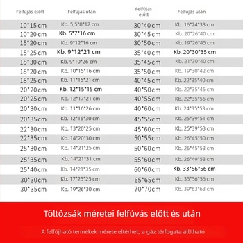 Felfújható buborékos védőpárnák táskákhoz és cipőkhöz, csomagoláshoz és szállításhoz