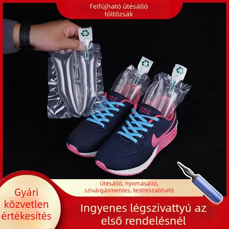 Felfújható buborékos védőpárnák táskákhoz és cipőkhöz, csomagoláshoz és szállításhoz