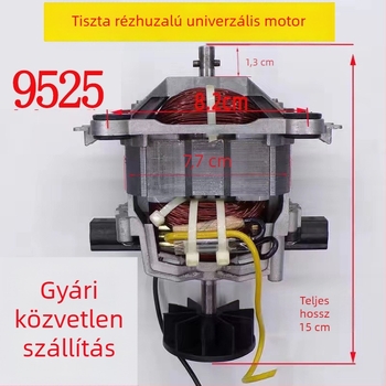 2 L-es erőteljes blendermotor tiszta réz tekercseléssel, modell 9525, universalizált kiegészítők 7630